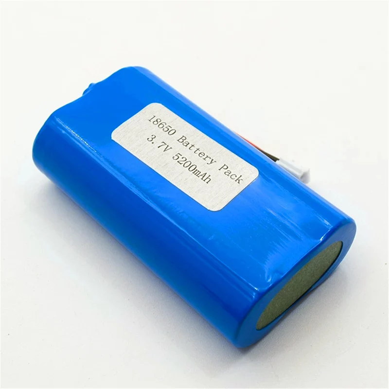 Rechargeable 3.7v 5200mAh 1S2P 18650 Battery Pack EH 2.5 2P Plug For LED Lights