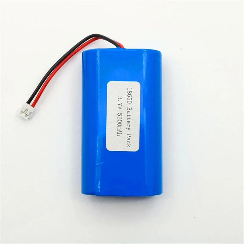 Rechargeable 3.7v 5200mAh 1S2P 18650 Battery Pack EH 2.5 2P Plug For LED Lights