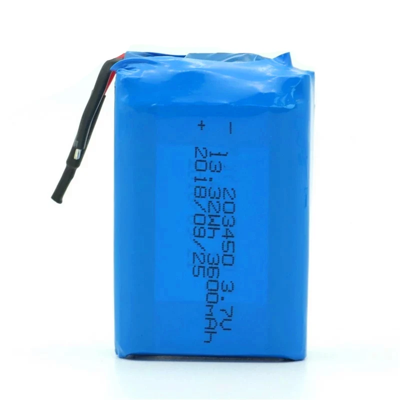 Lipo Battery Pack Rechargeable 3.7v 2P 203450 3600mah Li-polymer Battery for Hand Warmer Batteries
