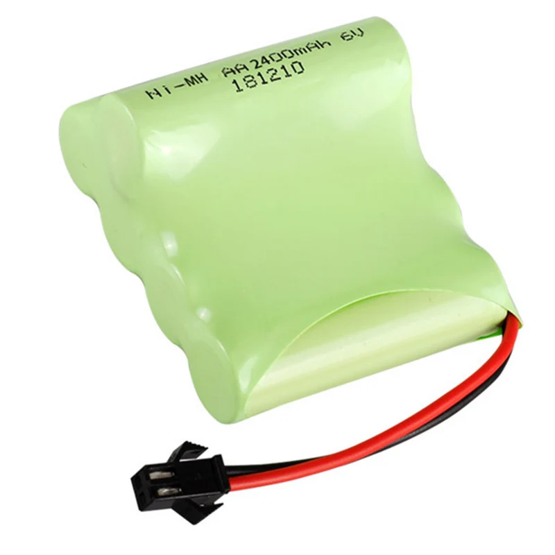 6.0v 2400mah AA NiMH Rechargeable Battery with SM/KET-2P Connector For Rc toys Cars Tanks Robots Boat