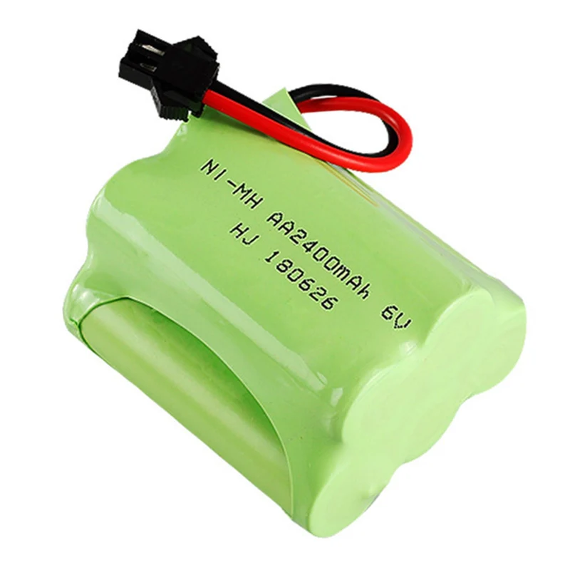 6.0v 2400mah AA NiMH Rechargeable Battery with SM/KET-2P Connector For Rc toys Cars Tanks Robots Boat