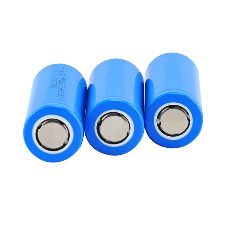 2pcs 3.7V Flat top 5000mah 26650 Li-ion Battery For Flashlight Headlamp Power Bank
