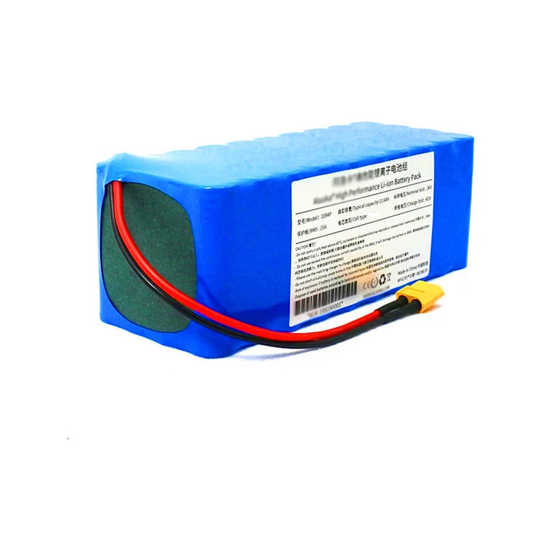 10S4P 36V 11.6 Ah Li-Ion battery for electric bike scooter trolley with 15A public port BMS