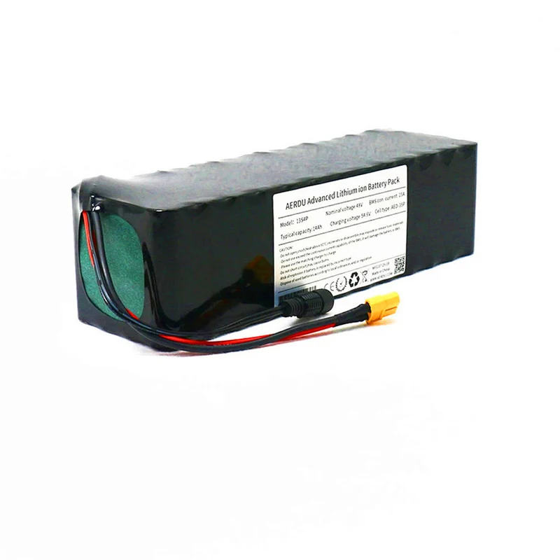 13S4P 48v 14Ah AED-3613414 lithium ion battery for bicycle scooter 25A BMS