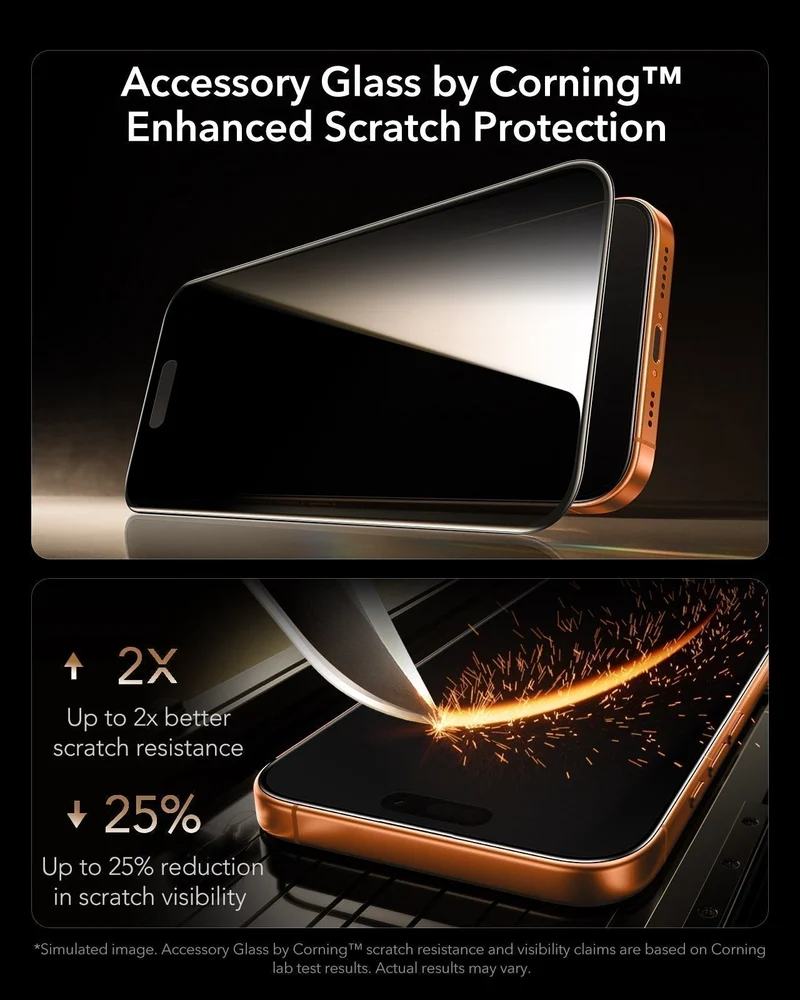 iPhone 17 Pro UltraFit Armorite® Pro Privacy Screen Protector - 3 Pack