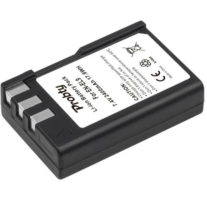 2 pieces 7.4v 2400mah EN-EL9 EN-EL9a lithium-ion battery for Nikon D40 D40X D60 D3000 D5000 charger000