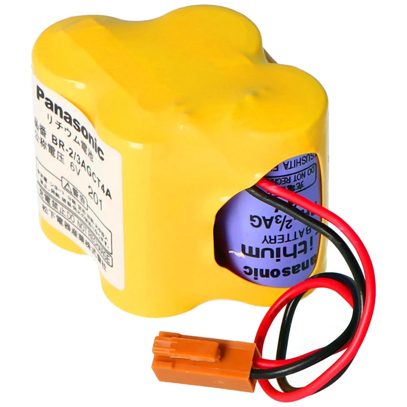 6v 2900mAh lithium battery for Panasonic BR-2 / 3AGCT4A, FANUC robots
