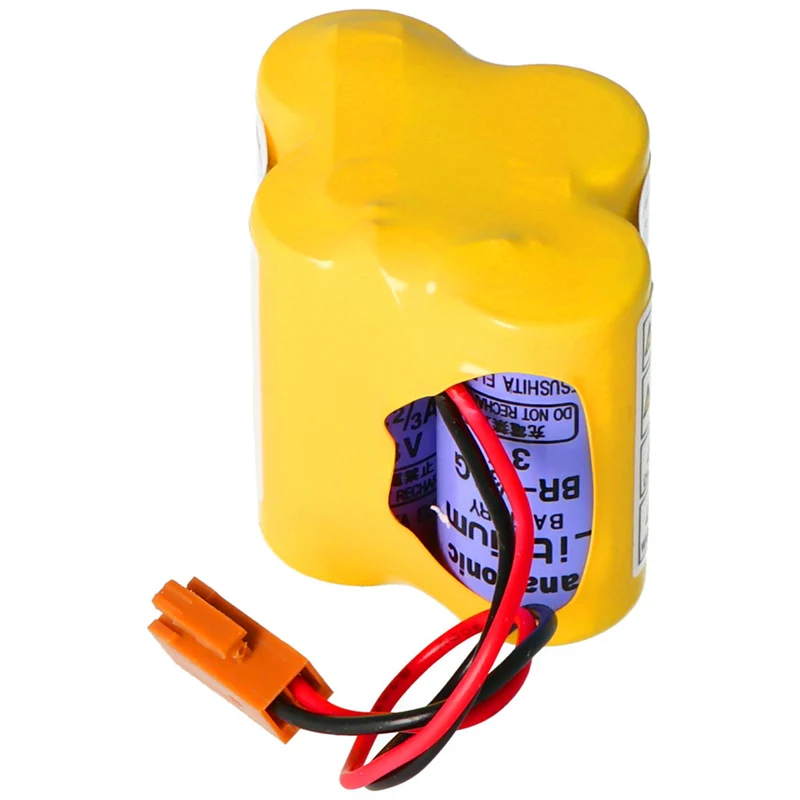 6v 2900mAh lithium battery for Panasonic BR-2 / 3AGCT4A, FANUC robots