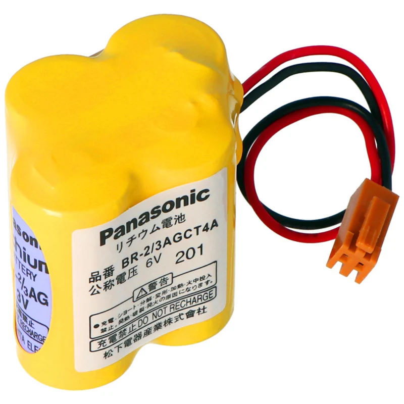 6v 2900mAh lithium battery for Panasonic BR-2 / 3AGCT4A, FANUC robots