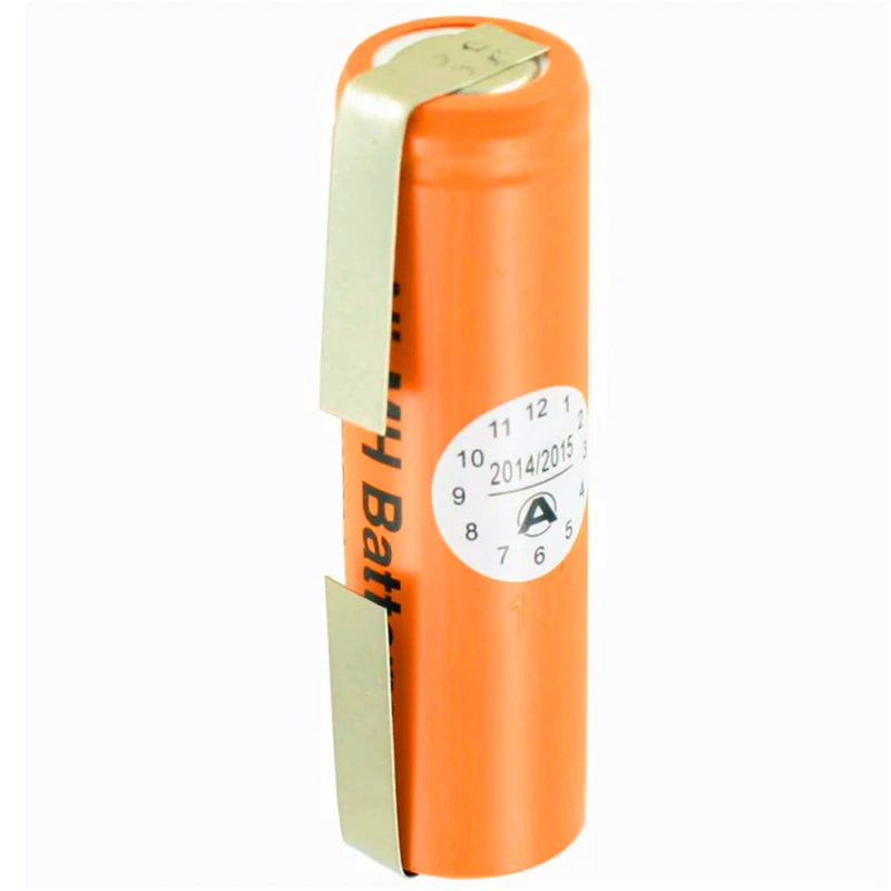 1.2V 1500mAh HHR-150AAF9 NiMH U-shaped with welding label