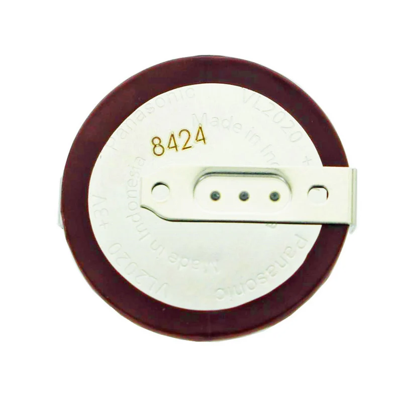 3.0 v 20mAh VL2020-1HF button cell vanadium lithium battery, rechargeable