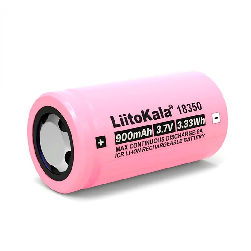 2 pieces 3.7 V 900mAh lithium battery for LED lights, flashlights, microphones, digital cameras, walkie-talkies