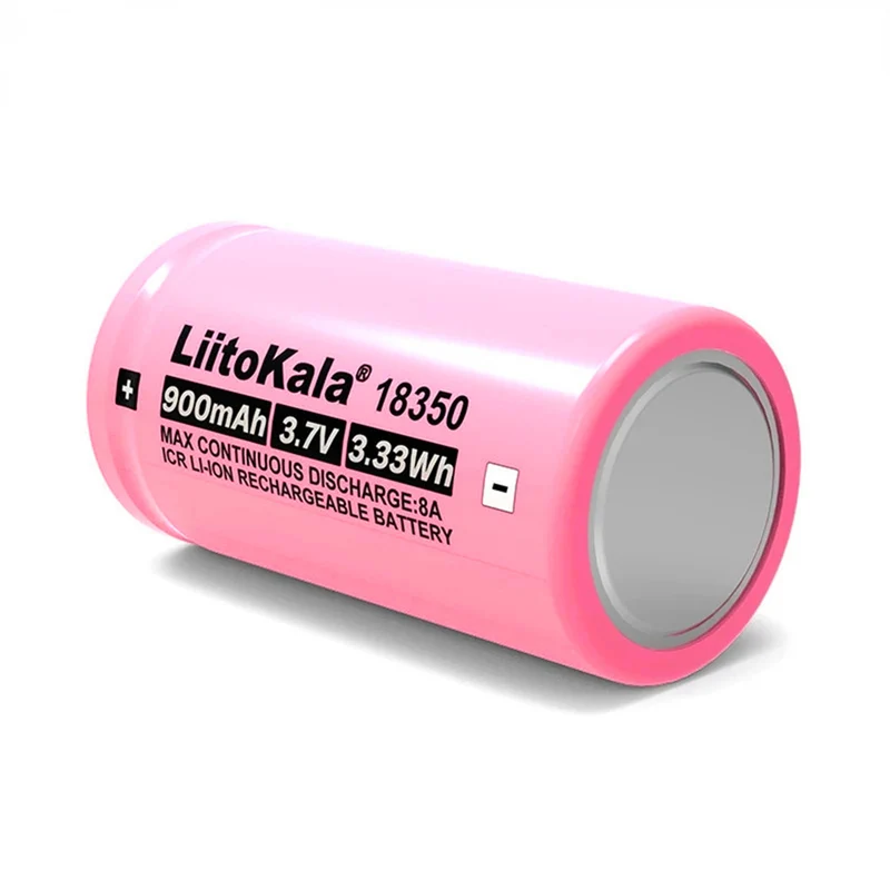 2 pieces 3.7 V 900mAh lithium battery for LED lights, flashlights, microphones, digital cameras, walkie-talkies