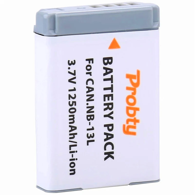 4 pieces 3.7v 1250mah battery for CAN.Nb-13L