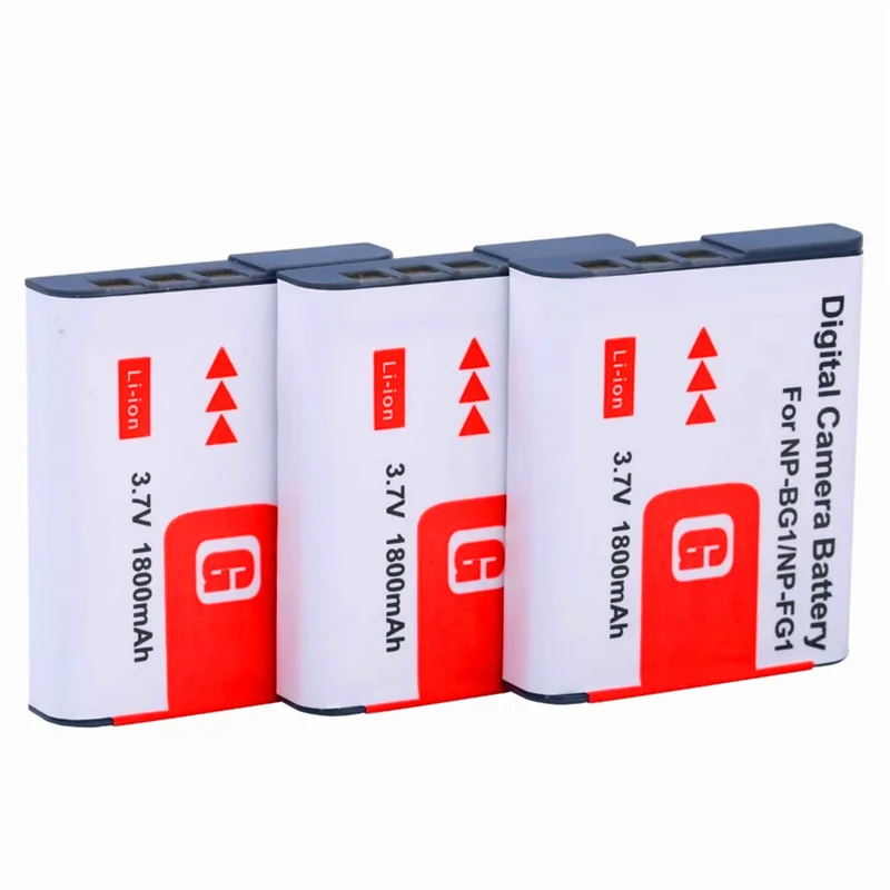 2 pieces 3.7v 1800mah for SONY Cyber -shot