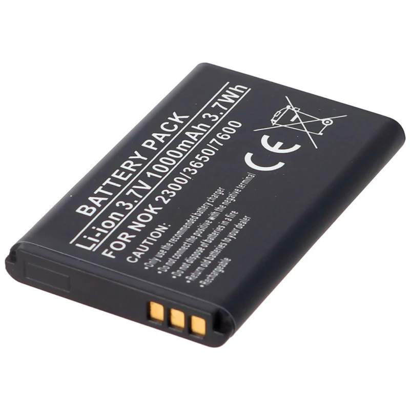 3.7 v 1100mAh Li-Ion lithium-ion battery for Nokia BL-5C, BL-5C, NKBF01, BL-5CA, BL-5CB
