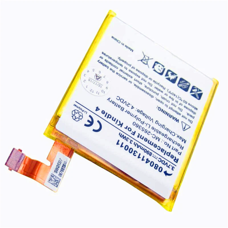 3.7V 750mAh Battery for Amazon Kindle 4G, Amazon Kindle 5, Amazon Kindle 6