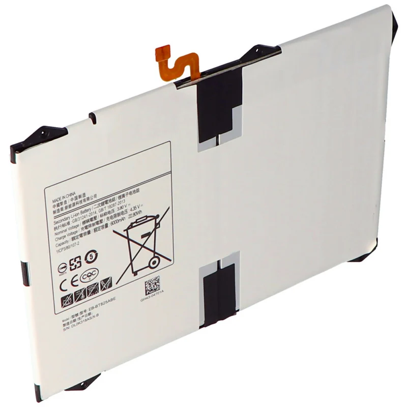 3.8V 6000mAh 22.8Wh battery for Samsung Galaxy Tab S3 9.7 XLTE, SM-T820, SM-T825
