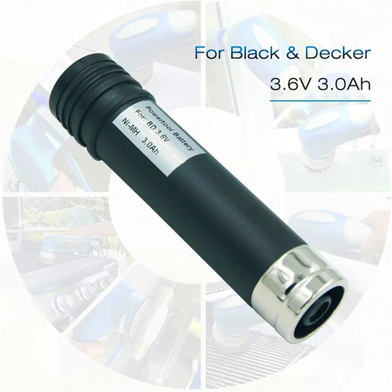 3.6V 3000mAh lithium-ion Battery for Black and Decker VP100, VP100C