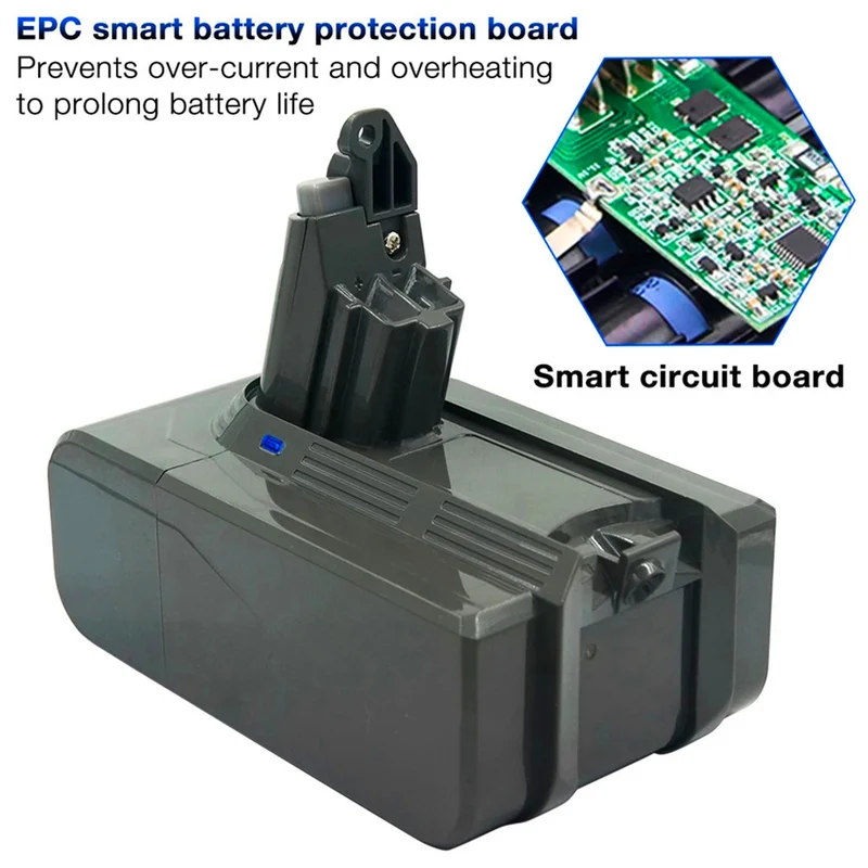 21.6 V 6800mAh lithium-ion battery for Dyson V6 vacuum cleaner