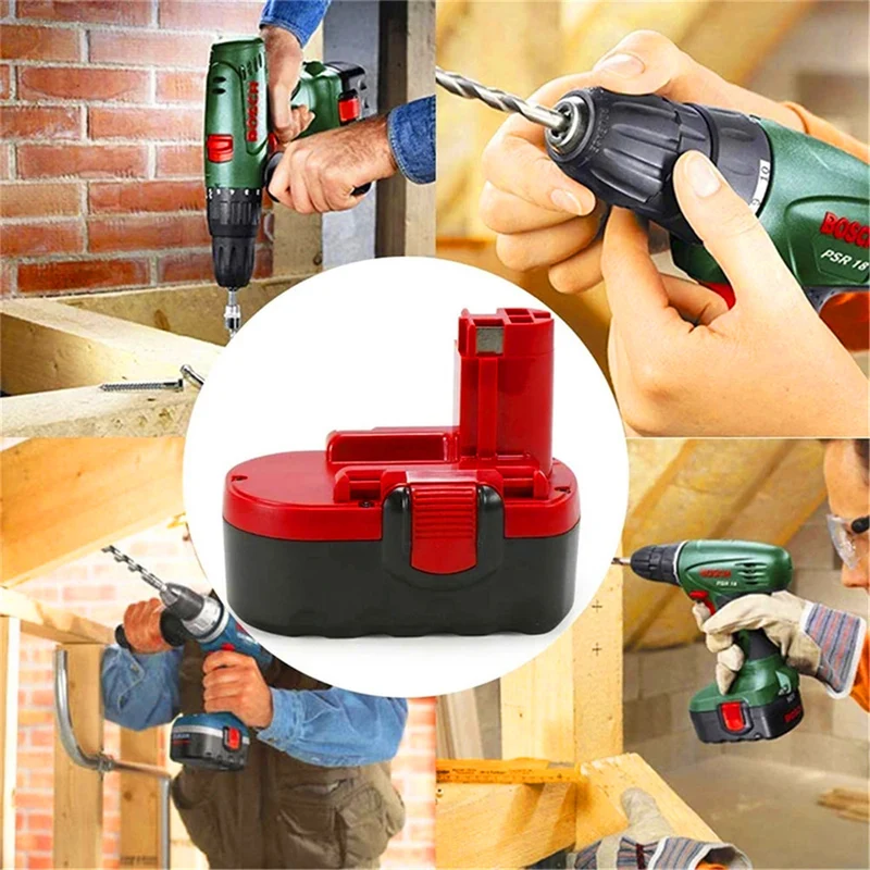 18V 3000mAh Ni-MH for Bosch cordless saws, puzzles, planes