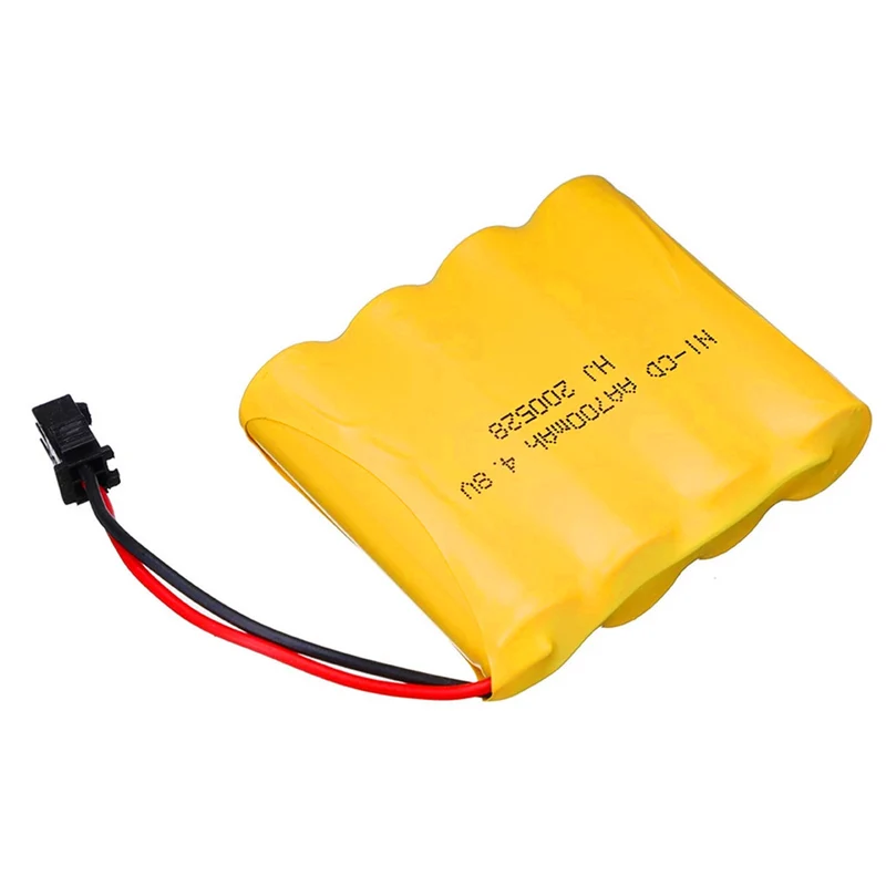 2 pieces 4.8V 700mAh Ni-CD AA Rechargeable Battery for remote control boats, remote control cars