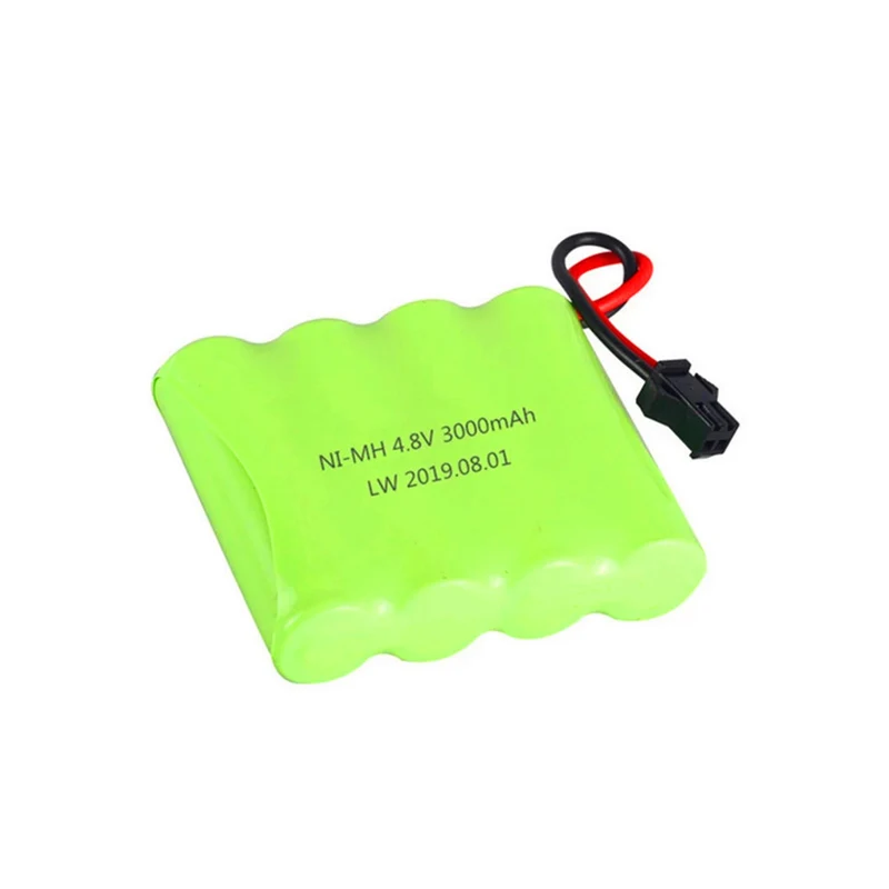 4.8V 3000mAh NiMH Ni-Mh battery pack with charger for remote-controlled toys