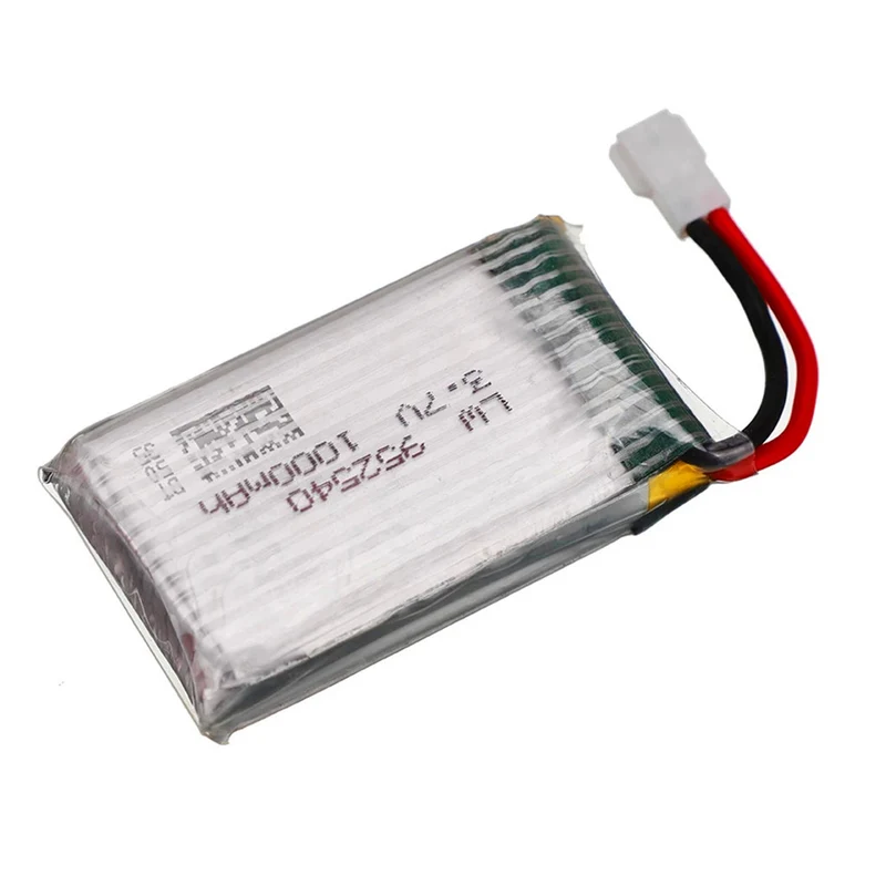 2pcs 3.7V 1000mAh 25c Lithium Battery 952540 for Syma X5C X5S X5SWH5C CX-30 Remote Control Quadcopter Spare Parts