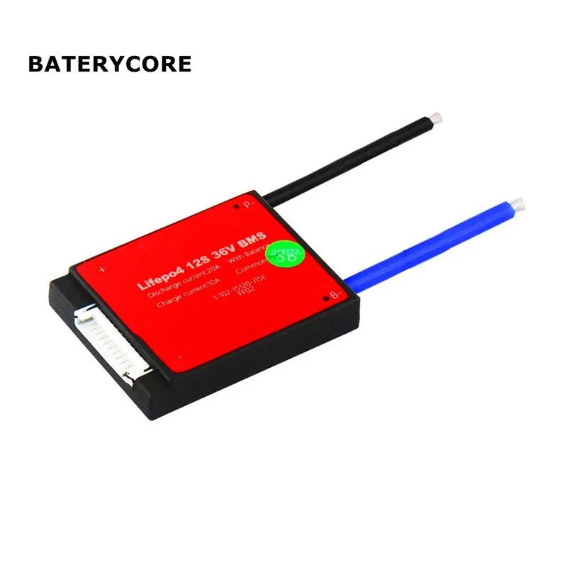 BATERYCORE 36V 20A Electronic control systems BMS For e-BIKE E-Scooter LiFepo4, LiMn2O4 Battery