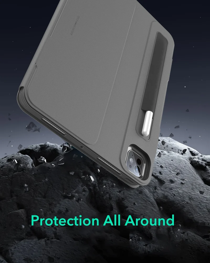 iPad Pro 11" (2025) Bundle Shift Magnetic Case & Armorite® Paper-Feel Protection - Gray