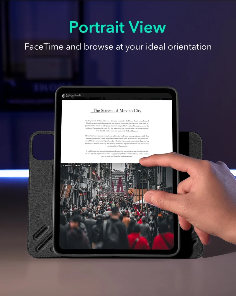 iPad Pro 11" (2025) Bundle Shift Magnetic Case & Armorite® Protection - Black