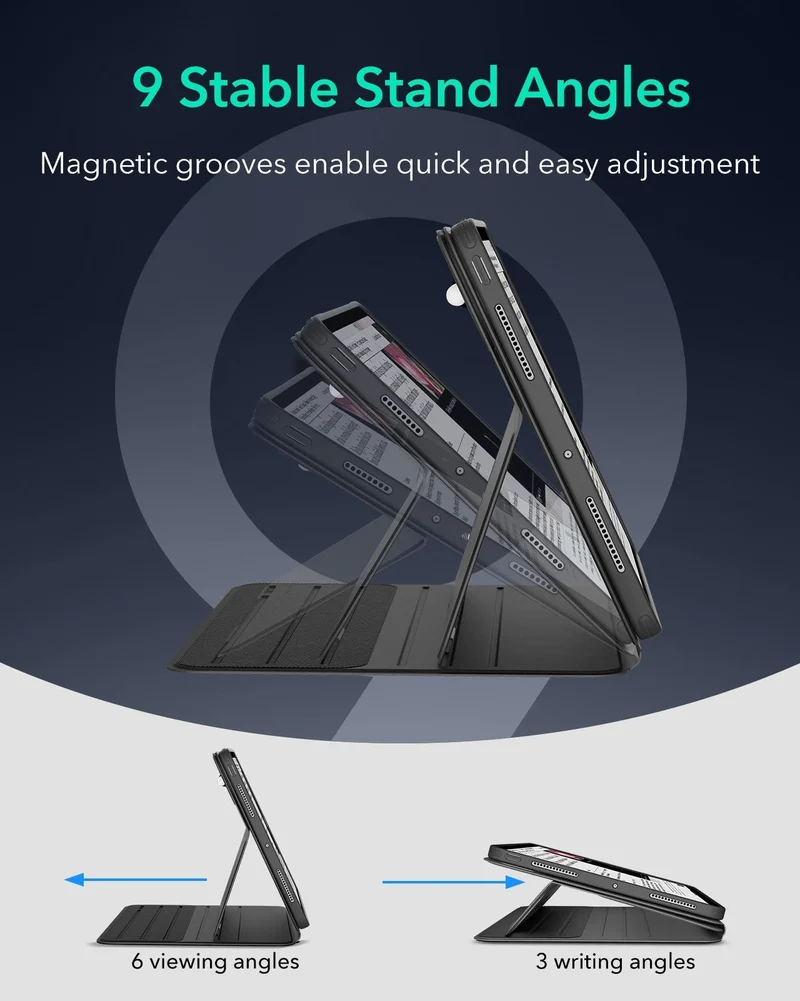 iPad Pro 11" (2025) Bundle Shift Magnetic Case & Armorite® Protection - Black