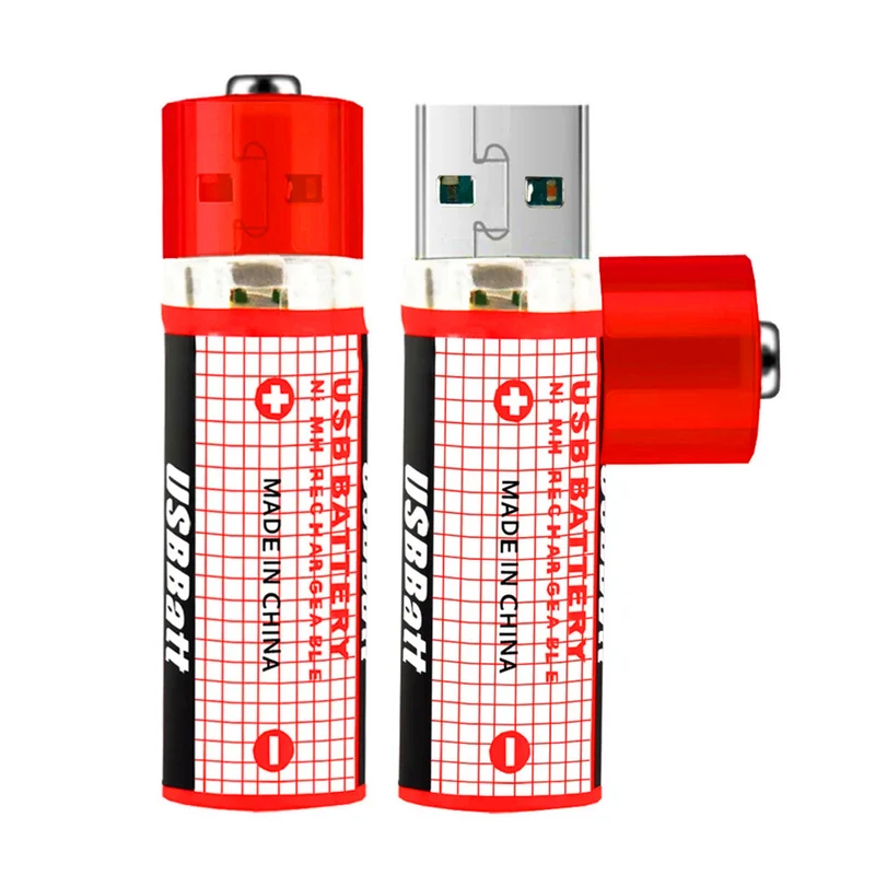 4 pieces 1.2V 1450mah AA battery for NIMH USB AA 1450 with color card CE FCC ROHS
