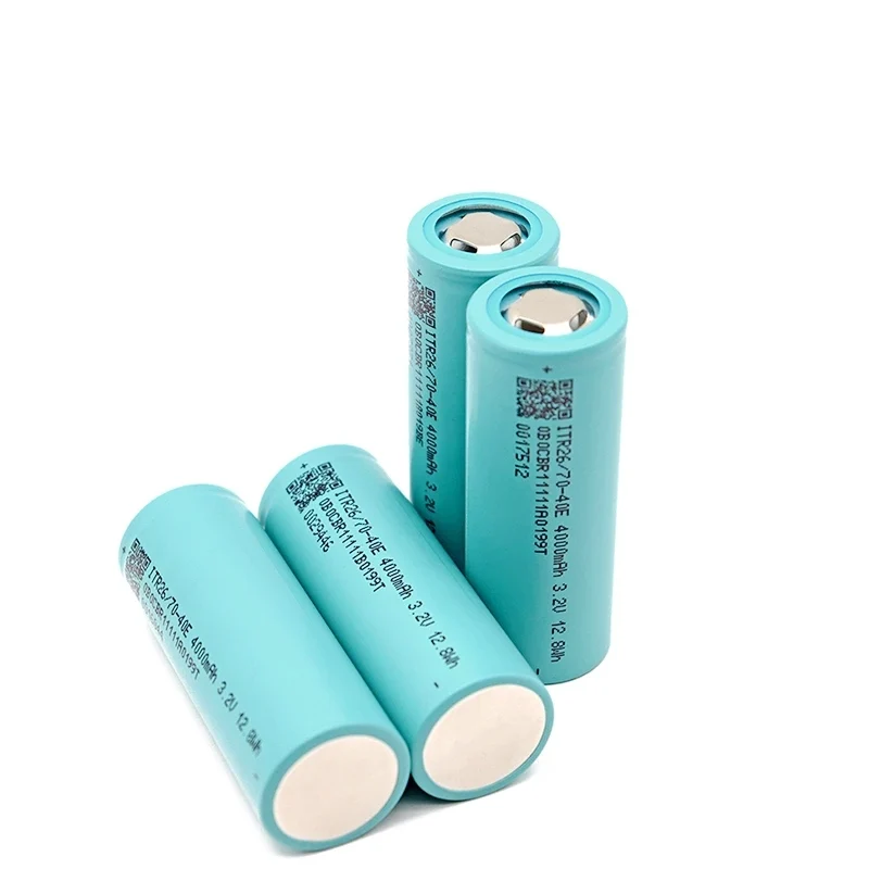 4 pieces 3.2V 26700 4000mAh lifepo4 battery for pack 10A discharge sheet