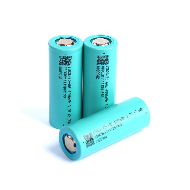 4 pieces 3.2V 26700 4000mAh lifepo4 battery for pack 10A discharge sheet