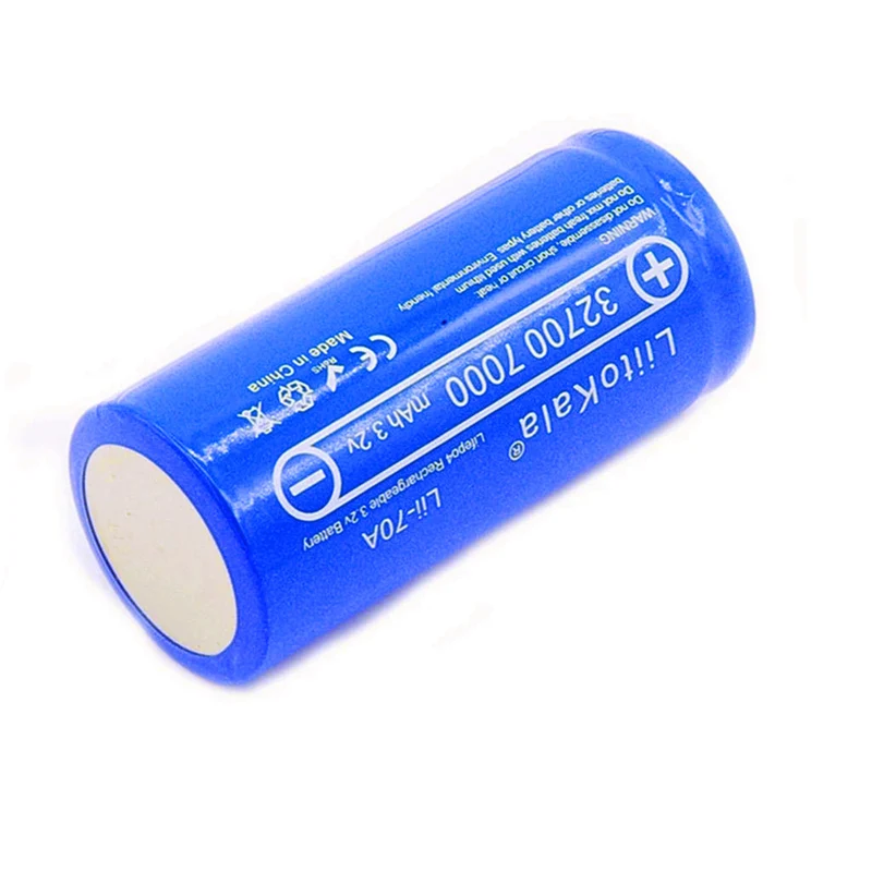 4 pieces 3.2V 32700 6500mAh LiFePO4 battery for continuous discharge maximum 55A high-performance