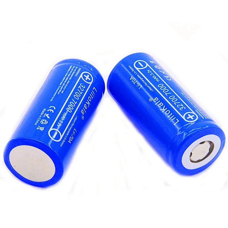 4 pieces 3.2V 32700 6500mAh LiFePO4 battery for continuous discharge maximum 55A high-performance