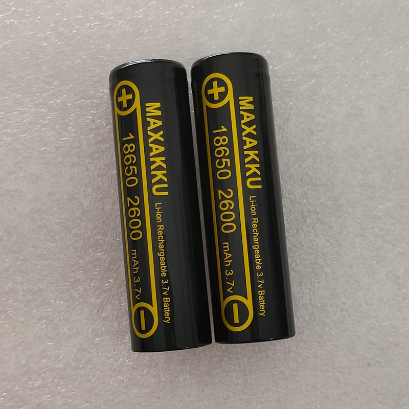 4PCS 3.7V 18650 2600mAh rechargeable battery ICR18650-26FM safety battery