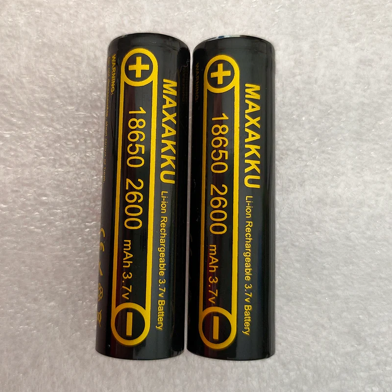 4PCS 3.7V 18650 2600mAh rechargeable battery ICR18650-26FM safety battery