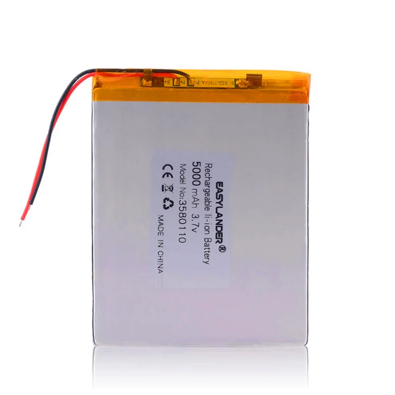 3.7V 5000 mAh Lithium ion battery for 8 inch n83 n86 a8 a86 tablet computer