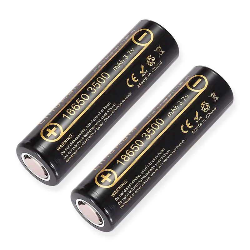 2 pieces Lii-35A 3.7V 3500mAh 10A discharge battery suitable for 18650 batteries, drones