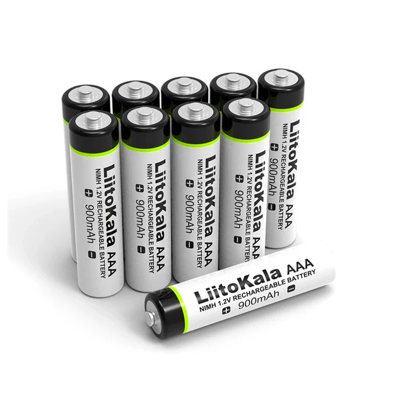 6 pieces 1.2V 900mAh AAA Ni-MH rechargeable battery for flashlight, toys, remote control