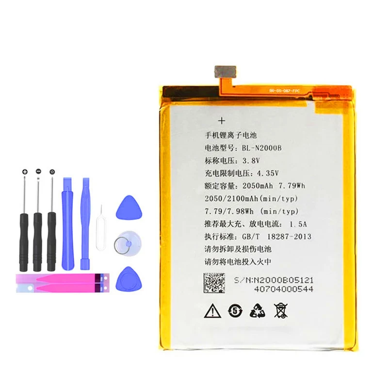 3.8V 2050mAh replacement battery for BLU Vivo Air D980L Bateria cell phone