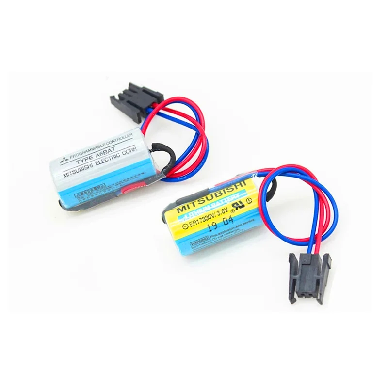 3.6V 1700mAh lithium-ion battery for Mitsubishi ER17330V MR-BAT CNC machine tool server 2-wire connector