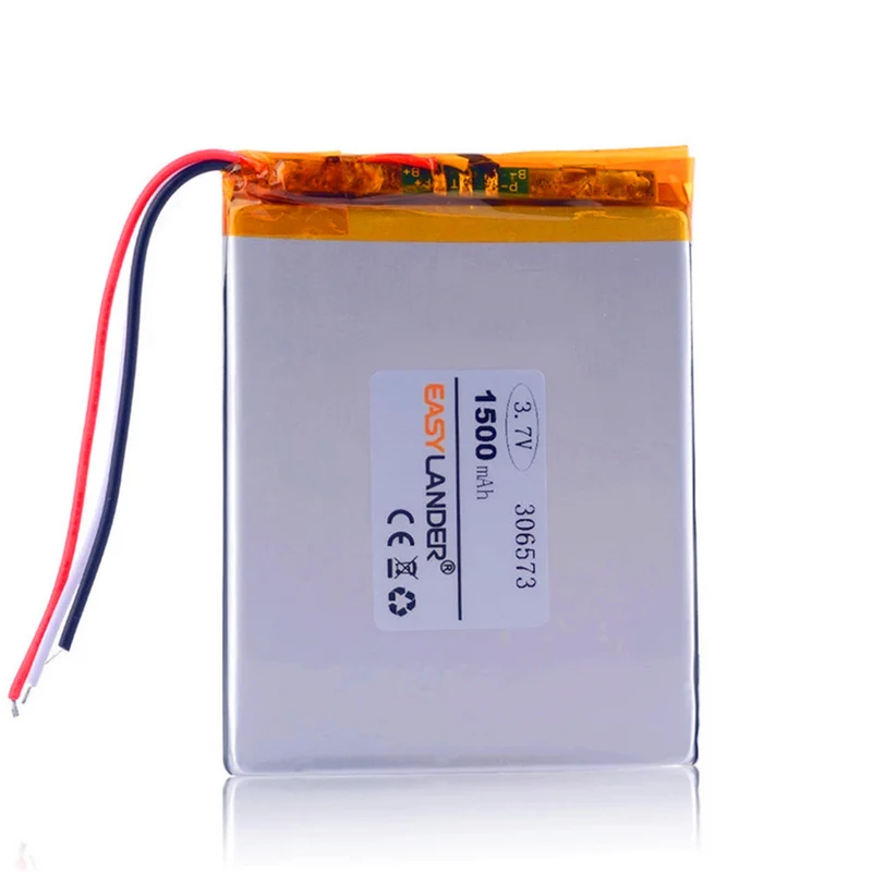 306573 3.7V 1500mAh battery for E-Book Gmini T6LHD Lite Digma R60g Reader Digma S665