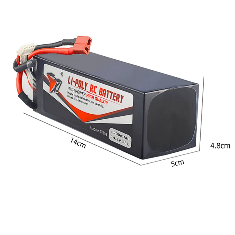 14.8V 5200mAh 9050125 li-polymer battery for RC Airplane Boat Car Quadcopter Helicopter