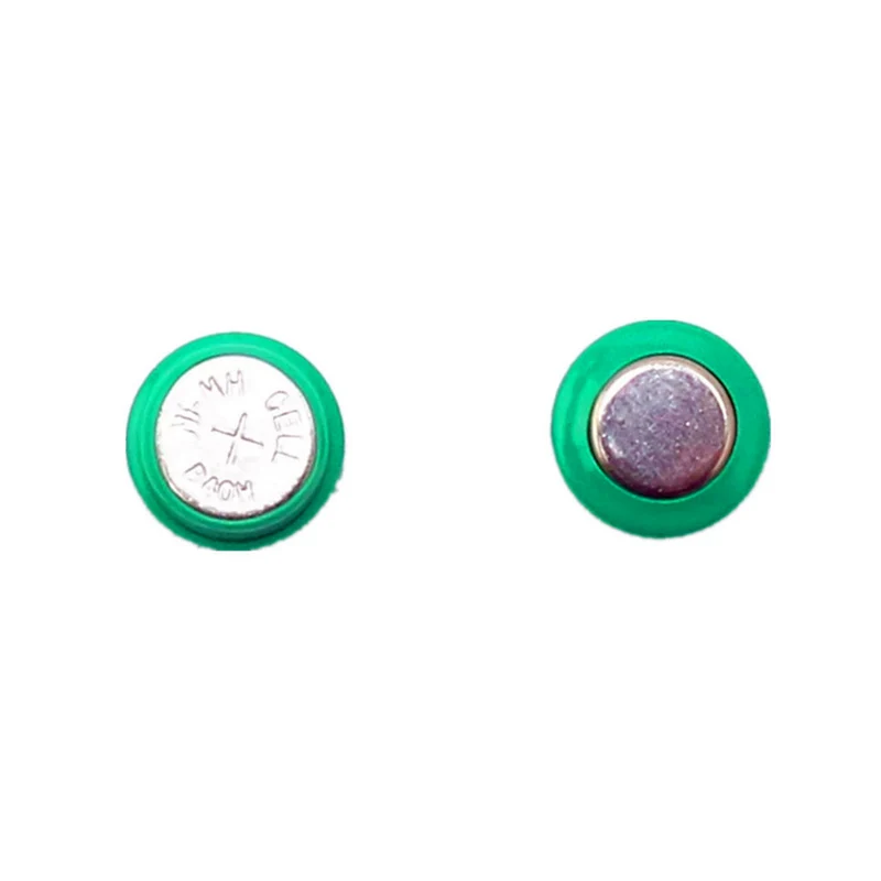 2 pieces 2 nickel metal hydride button batteries 1.2 V 40 MAH suitable for garden sun lamps Diameter: 11.5 Thickness: 5.2 mm