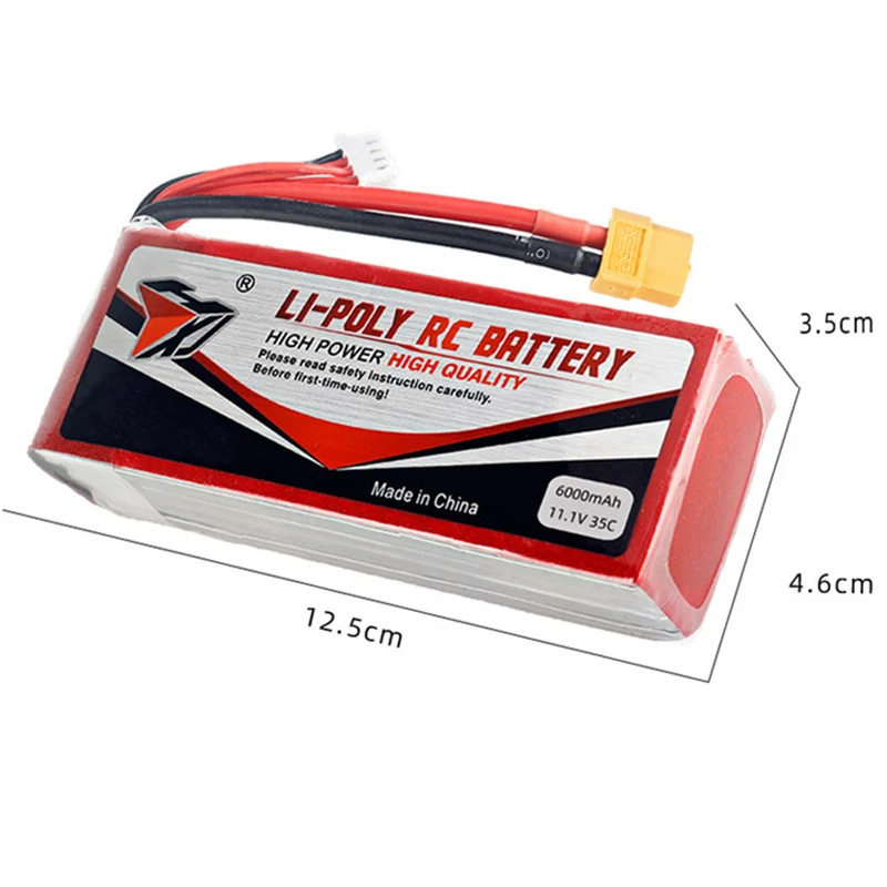 11.1V 6000mAh 1045120 li-polymer battery for RC Airplane Drone Boat