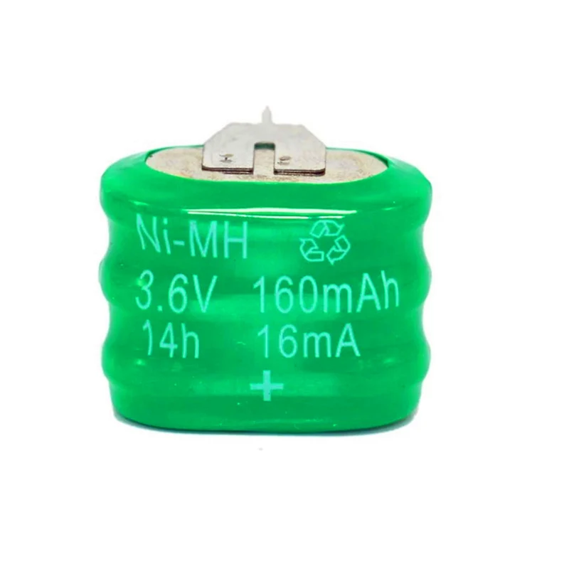 3 pieces Ni-MH button batteries 3.6V 160MAH for the PLC data backup power supply