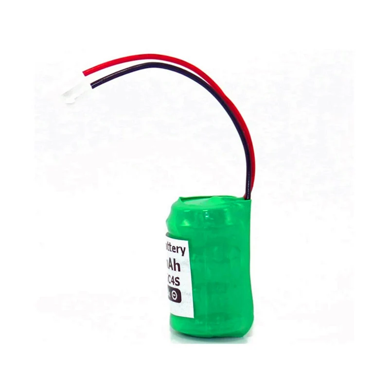 Ni MH button battery with plug 4.8 V 80 MAH PLC emergency power supply
